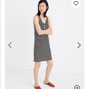 Madewel Striped Scoopneck Knit Dress, size S